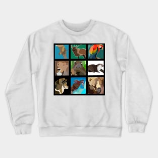 Animal Art Crewneck Sweatshirt